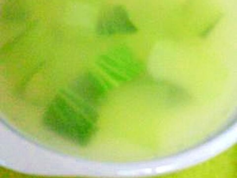 青梗菜スープ